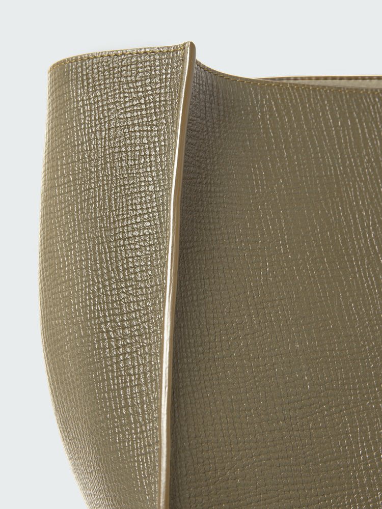 DOUBLET TYPE2 LEATER BAG IN ELEPHANT