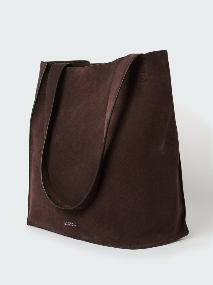 DOUBLET TYPE2 SUEDE BAG IN CONKER