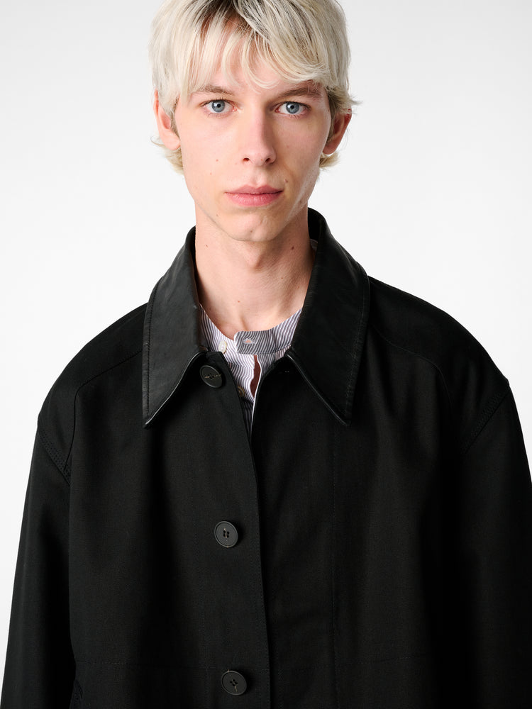 SN X AARON LEVINE DOVER JACKET IN BLACK