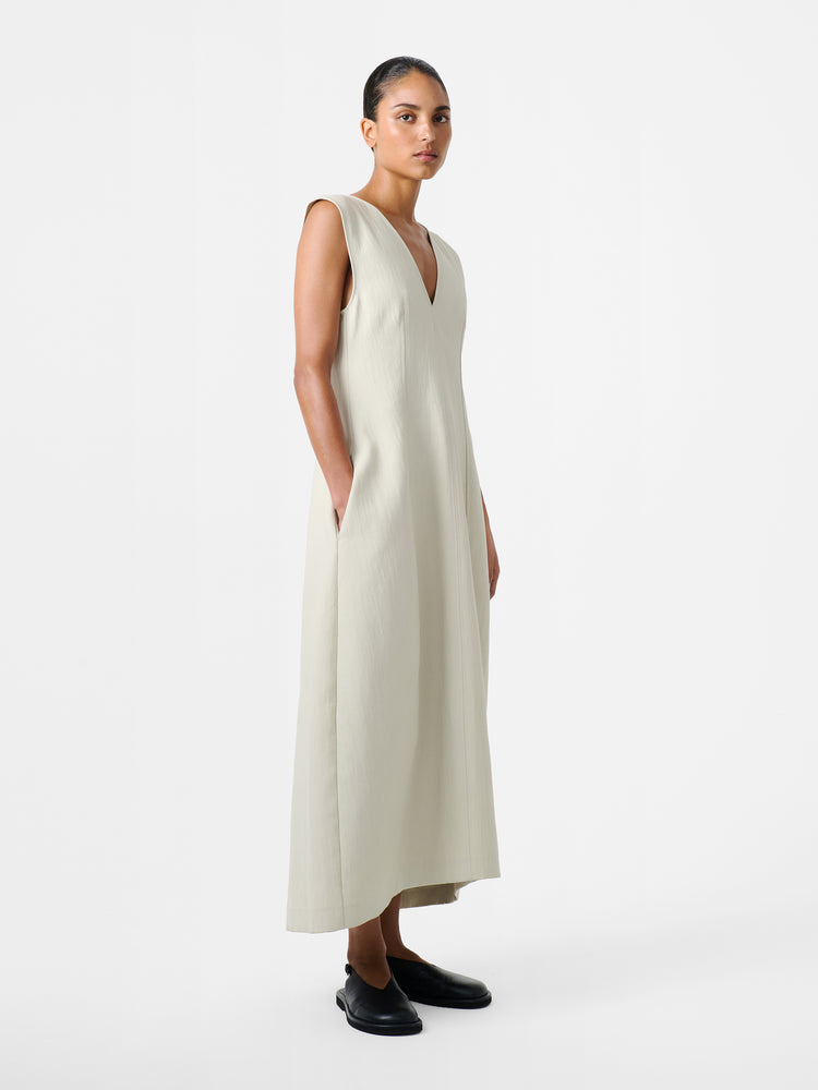 ENNA DRESS IN DOVE (25ss)
