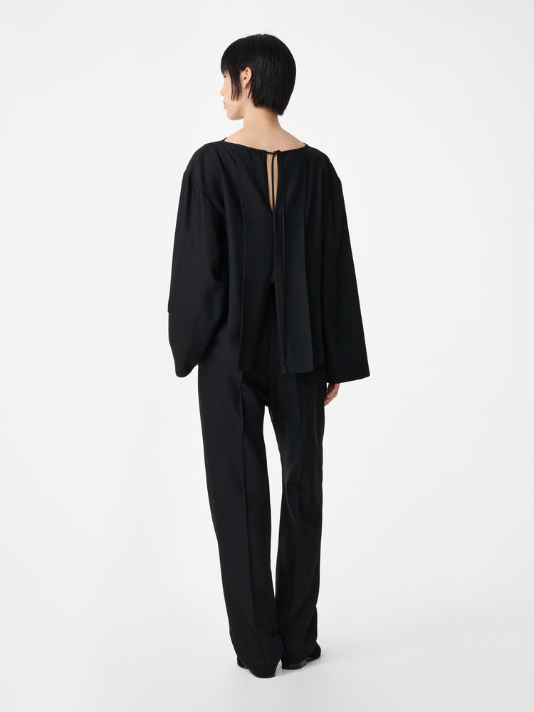 EORSA TOP IN BLACK