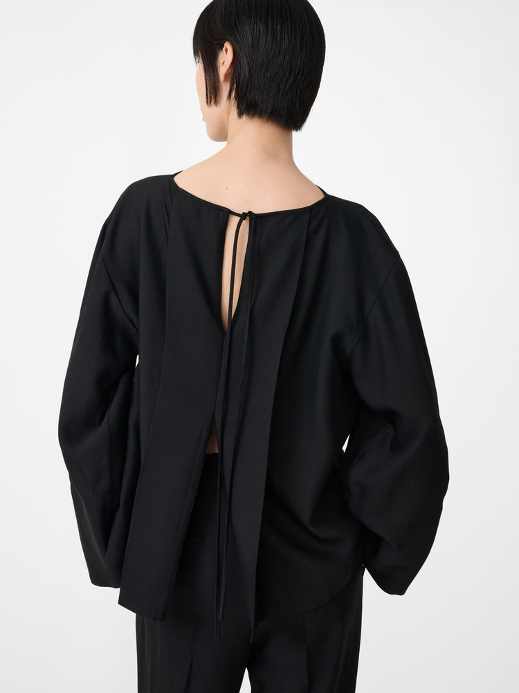 EORSA TOP IN BLACK