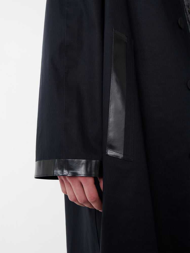 SN × MACKINTOSH ETTRICK MAC COAT IN NAVY