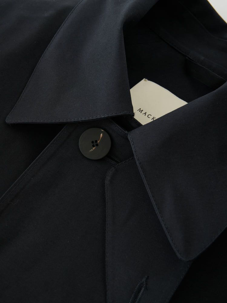 SN × MACKINTOSH ETTRICK MAC COAT IN NAVY
