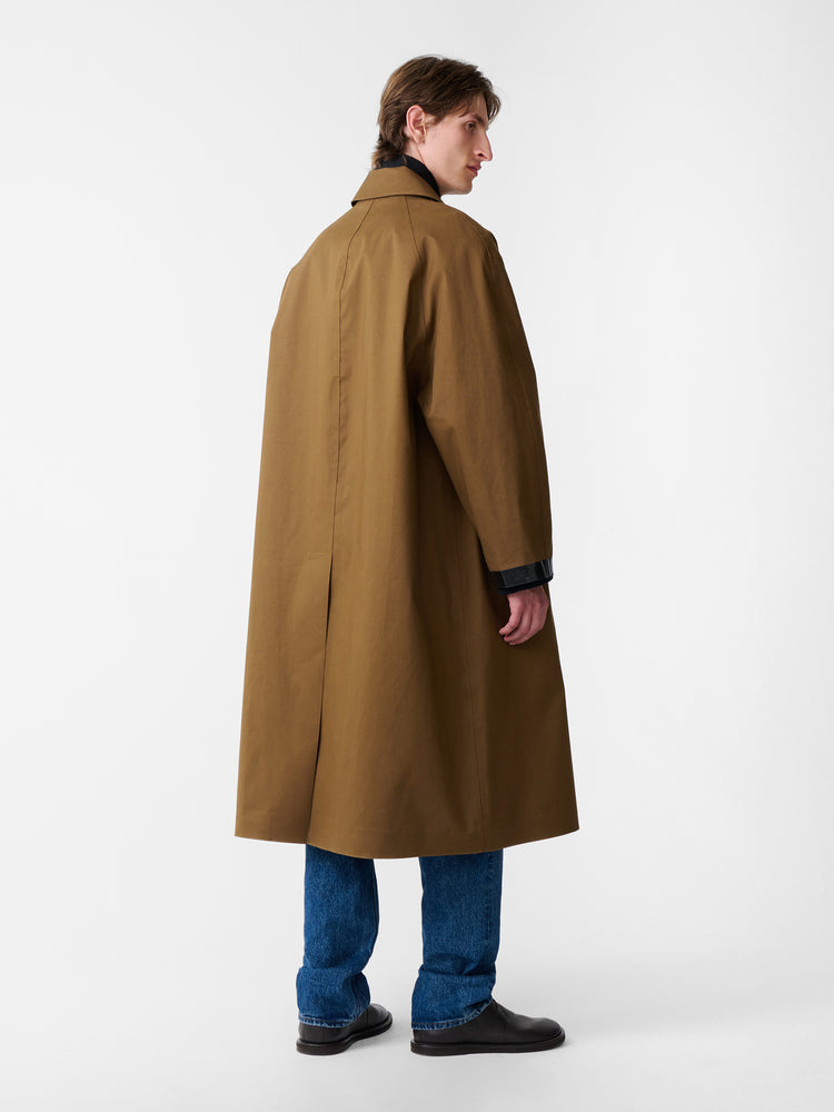 SN × MACKINTOSH ETTRICK MAC COAT IN PEAT