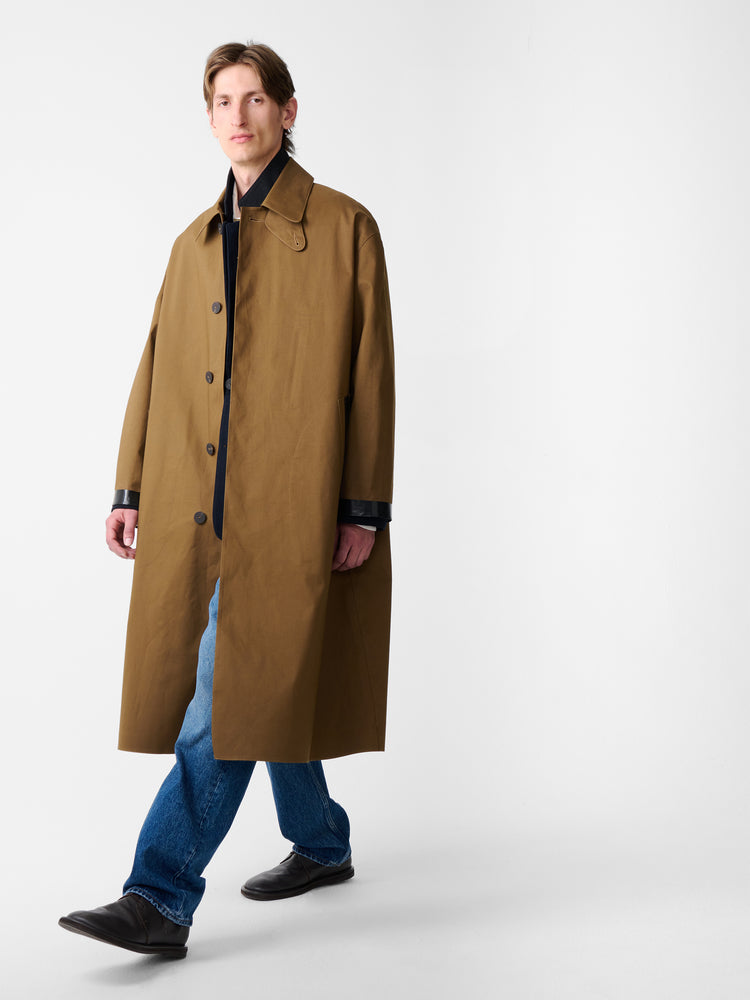SN × MACKINTOSH ETTRICK MAC COAT IN PEAT