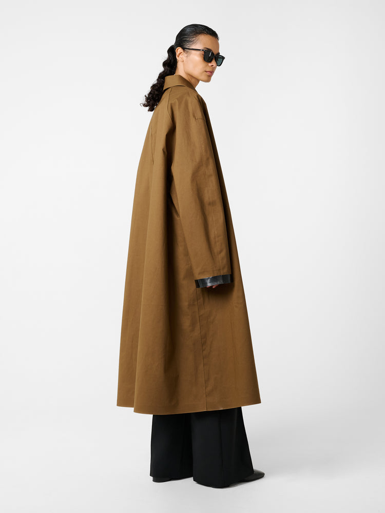 SN × MACKINTOSH ETTRICK MAC COAT IN PEAT