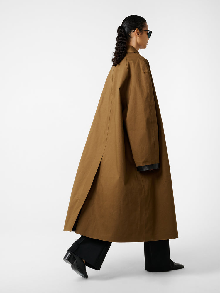 SN × MACKINTOSH ETTRICK MAC COAT IN PEAT