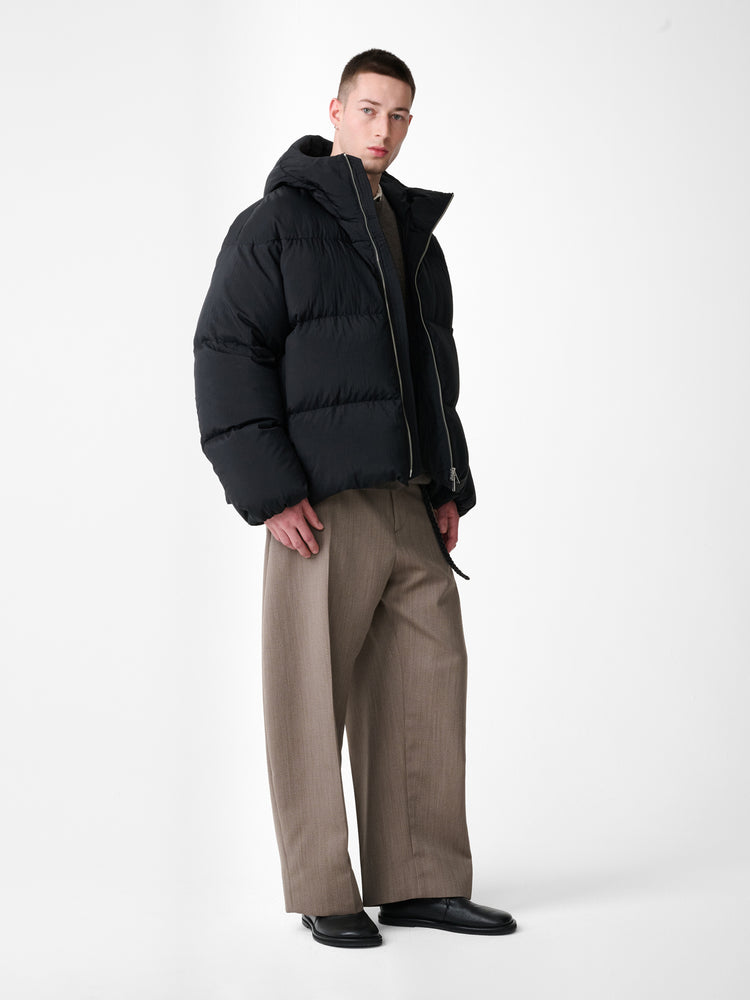 FENNE PUFFER JACKET IN BLACK