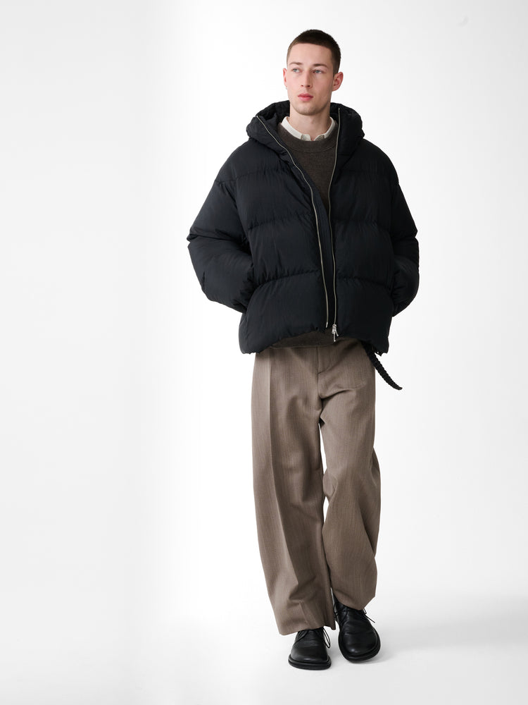 FENNE PUFFER JACKET IN BLACK