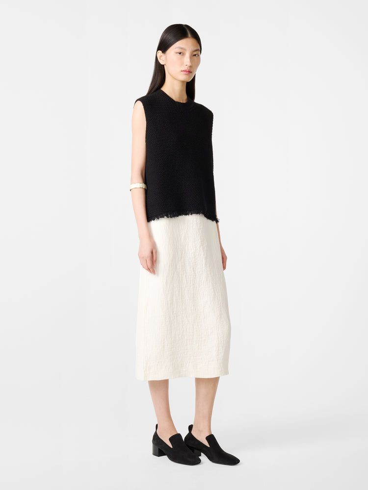 FRAY KNIT IN BLACK