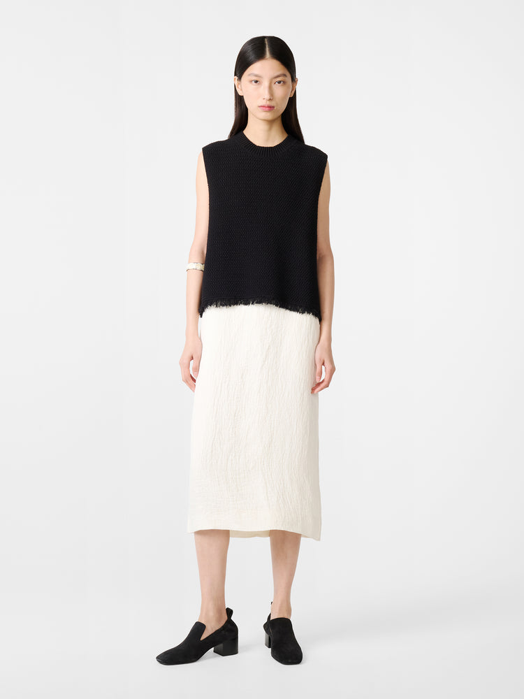 FRAY KNIT IN BLACK