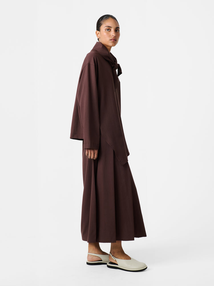 FUSE SKIRT IN CONKER