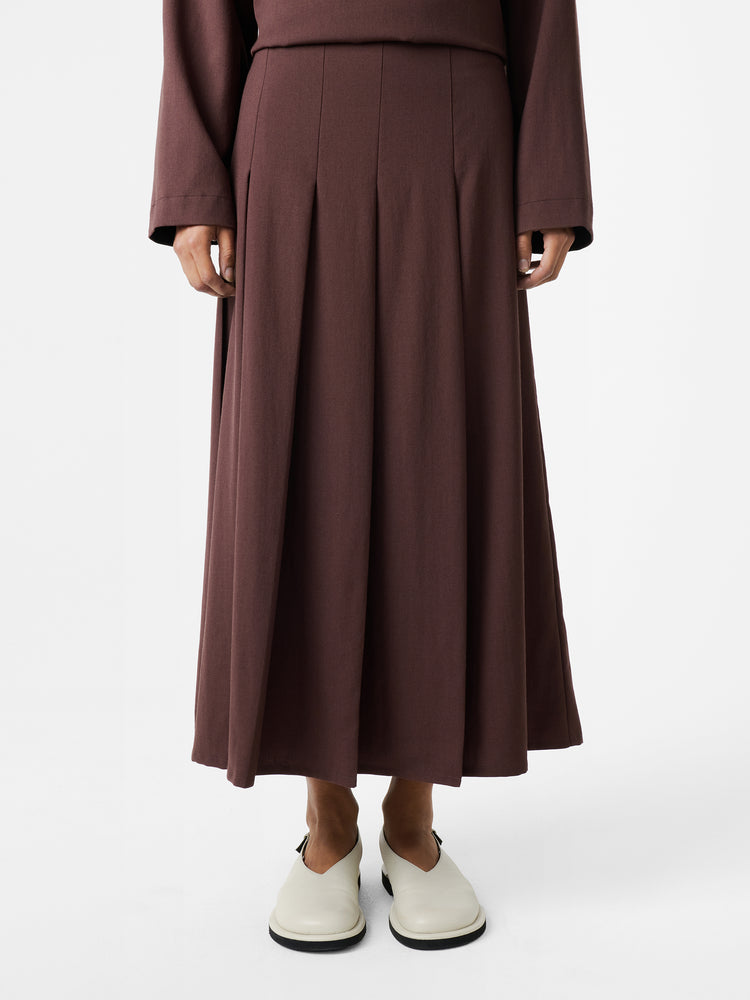 FUSE SKIRT IN CONKER