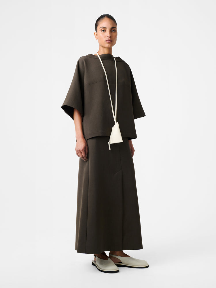 GAIA SKIRT IN MOSS