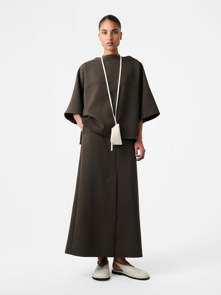 GAIA SKIRT IN MOSS