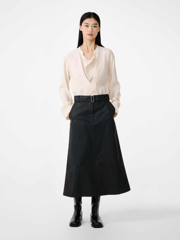 GRASSE SKIRT IN COAL