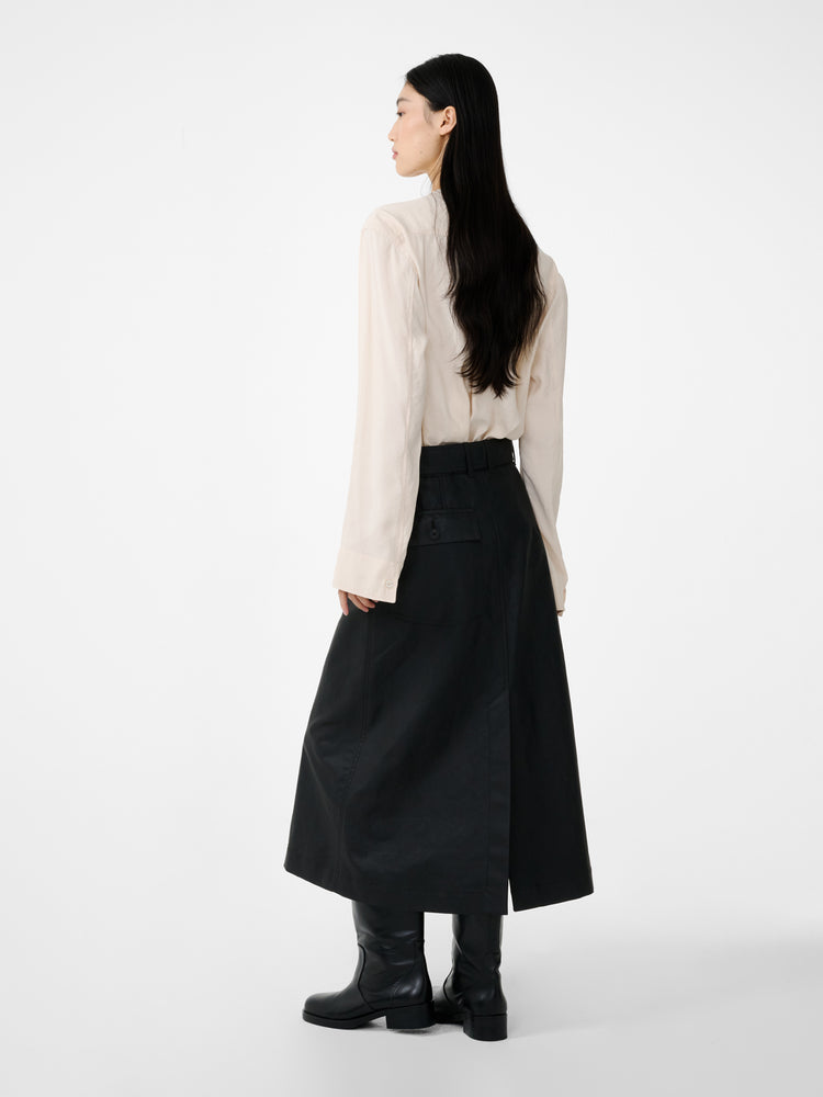 GRASSE SKIRT IN COAL
