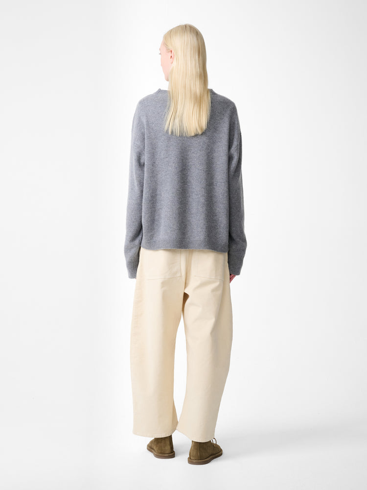 HADDAN KNIT IN GREY MARL
