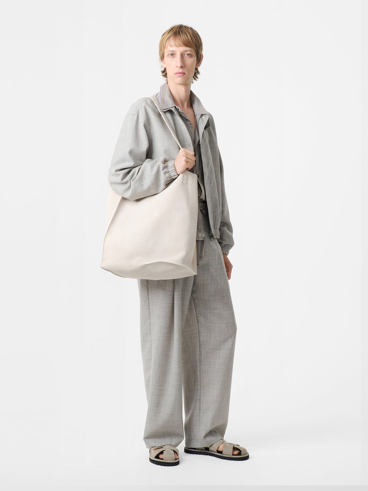 HARLE TROPICAL WOOL JACKET IN ICE MELANGE