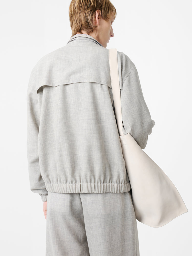 HARLE TROPICAL WOOL JACKET IN ICE MELANGE