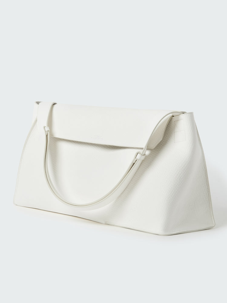 SHIBORU LEATHER BAG IN PARCHMENT