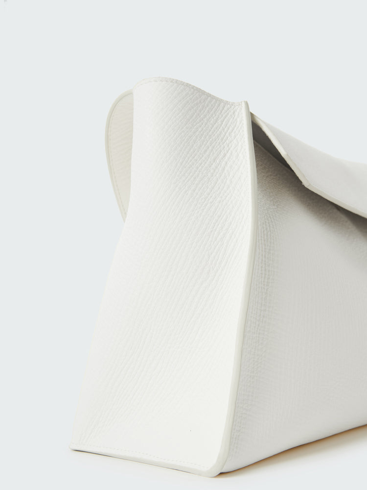 SHIBORU LEATHER BAG IN PARCHMENT
