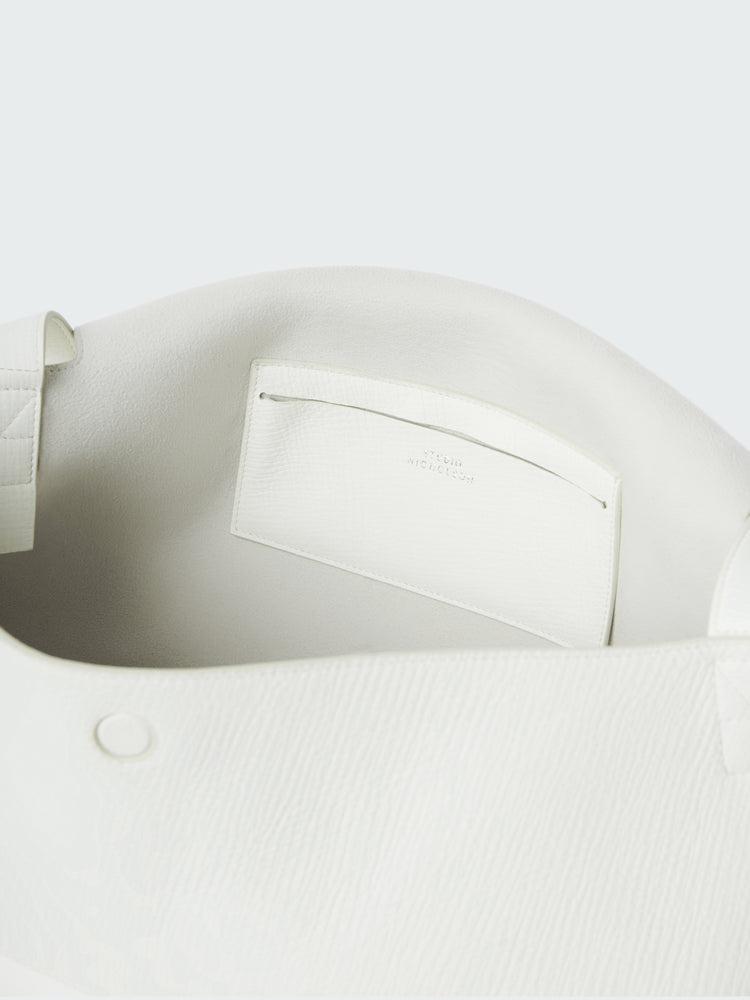 SHIBORU LEATHER BAG IN PARCHMENT