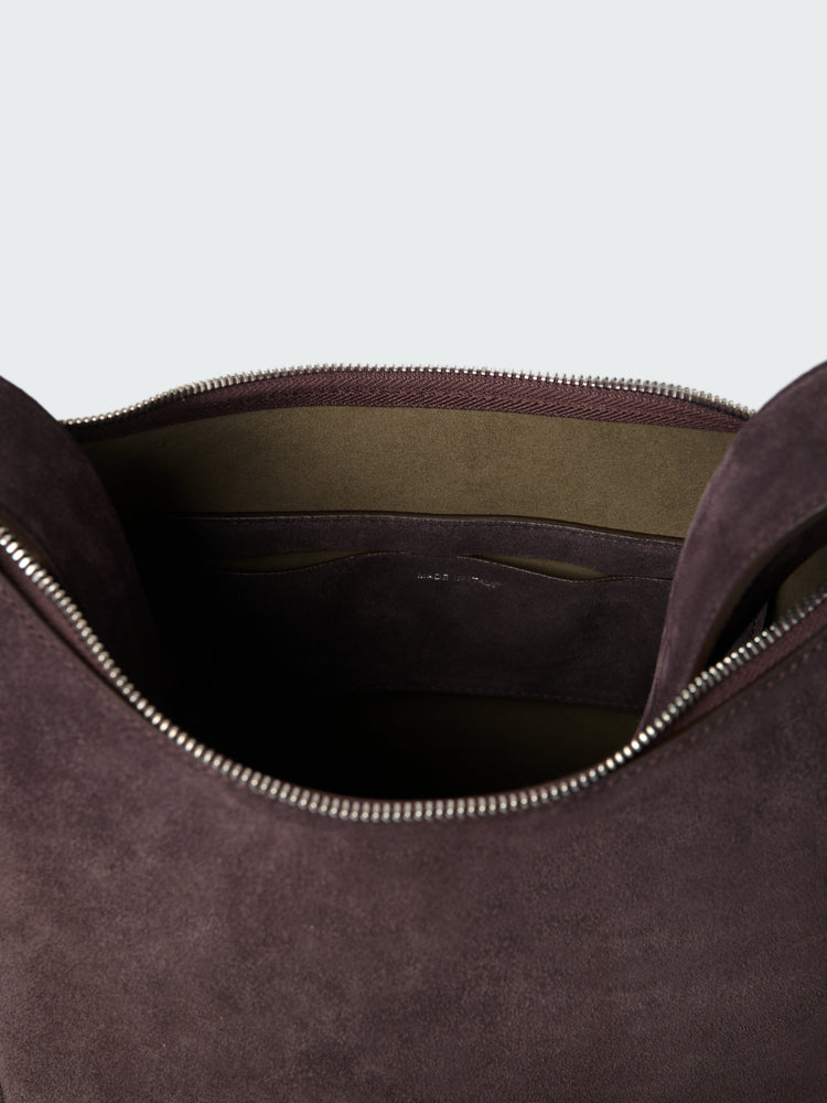 HOBO TYPE 1 SUEDE BAG IN CONKER