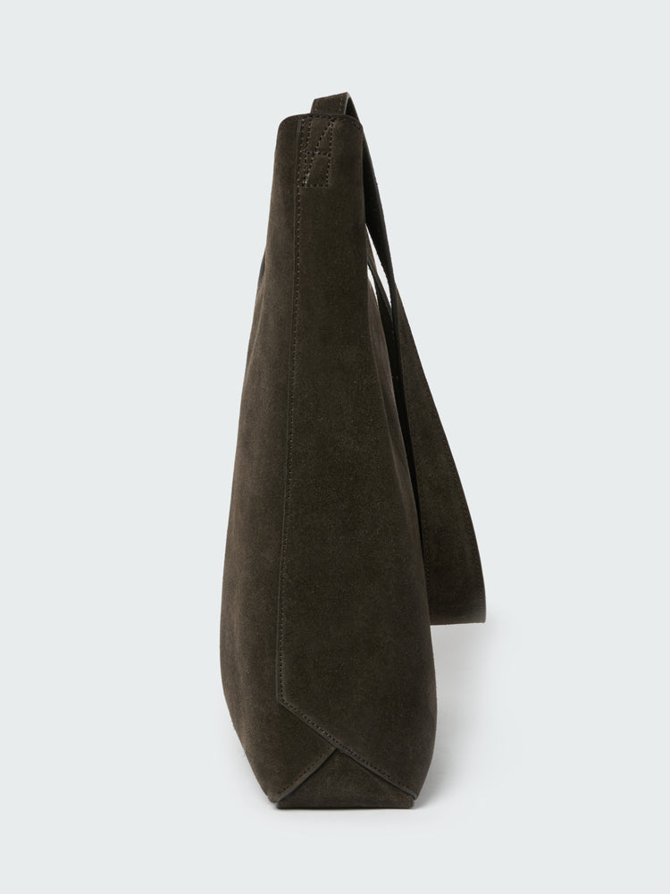 HOHO SUEDE BAG IN EBONY
