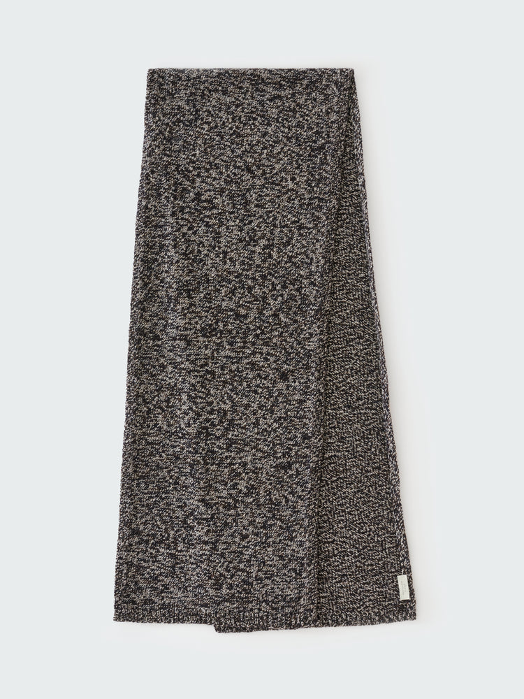 IZUL SCARF IN NAVY MOULINE