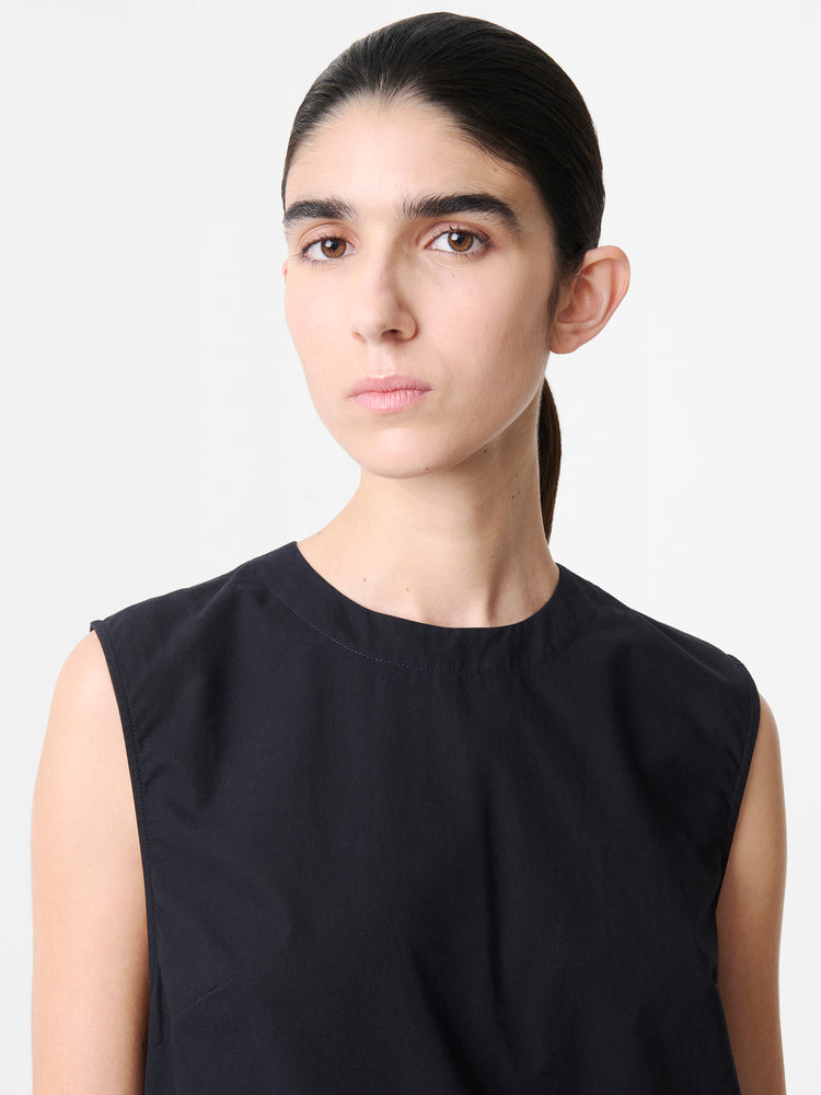 KNEP DRESS IN DARKEST NAVY