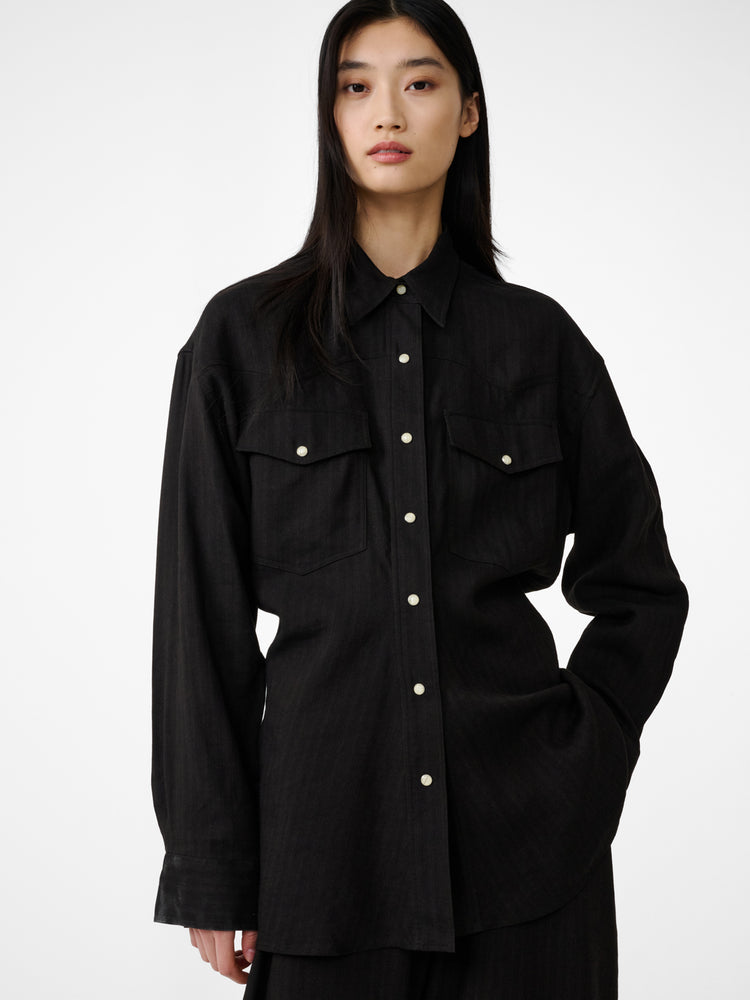 KRAUSS SHIRT IN ESPRESSO