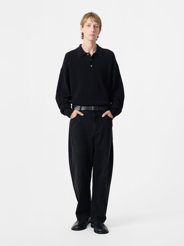 LAND DENIM PANT IN WASHED BLACK