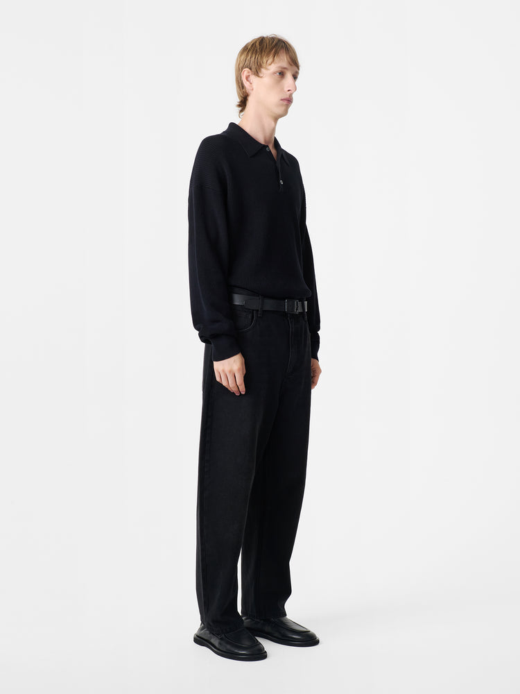 LAND DENIM PANT IN WASHED BLACK
