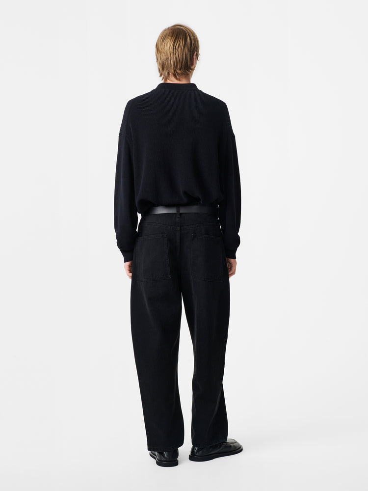LAND DENIM PANT IN WASHED BLACK