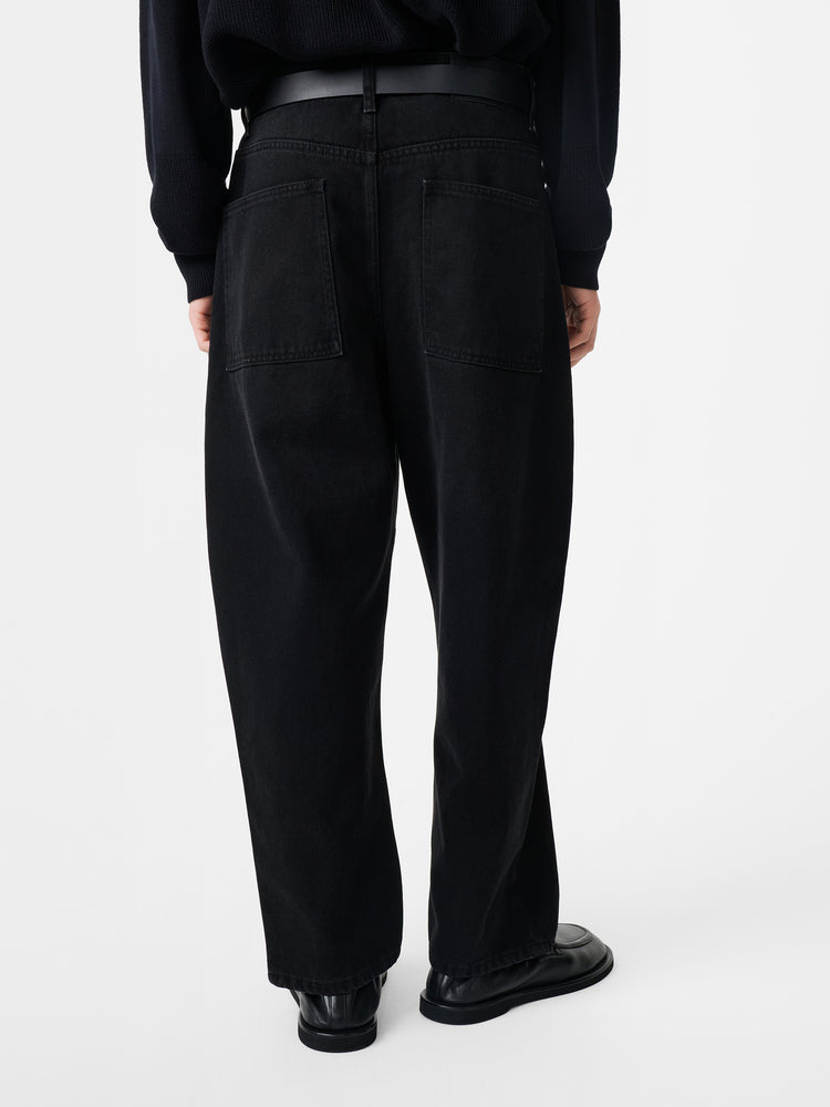 LAND DENIM PANT IN WASHED BLACK
