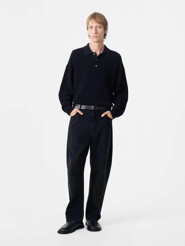 LAND DENIM PANT IN WASHED BLACK