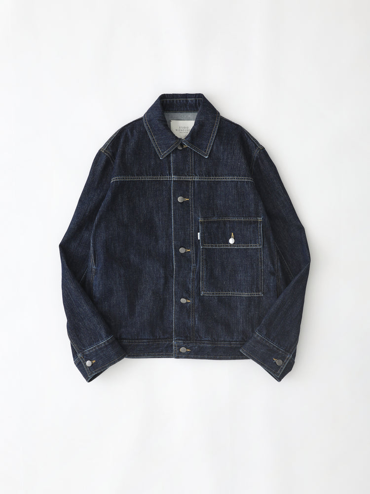 LAZAR DENIM JACKET IN INDIGO