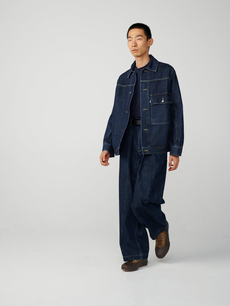 LAZAR DENIM JACKET IN INDIGO