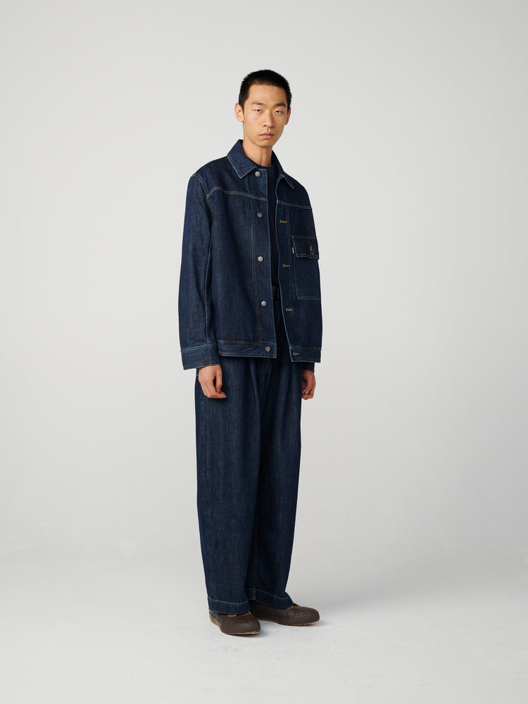 LAZAR DENIM JACKET IN INDIGO