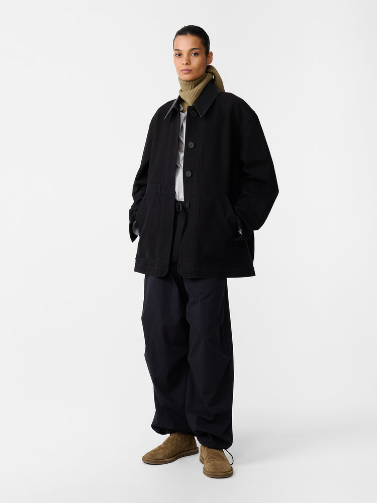 LEADER JACKET IN DARKEST NAVY