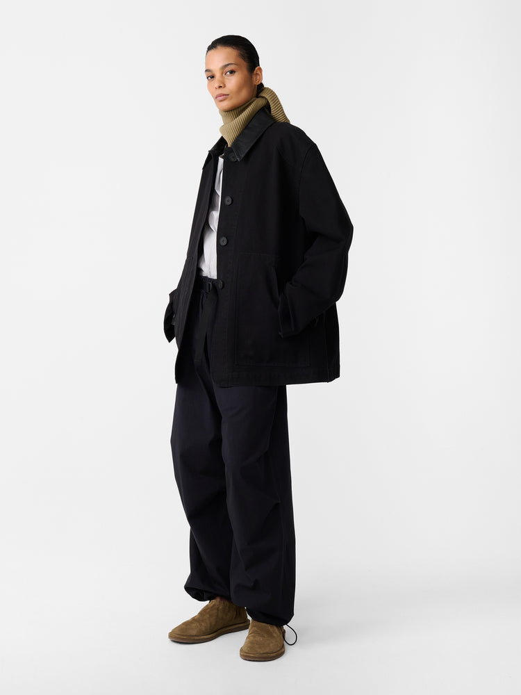 LEADER JACKET IN DARKEST NAVY