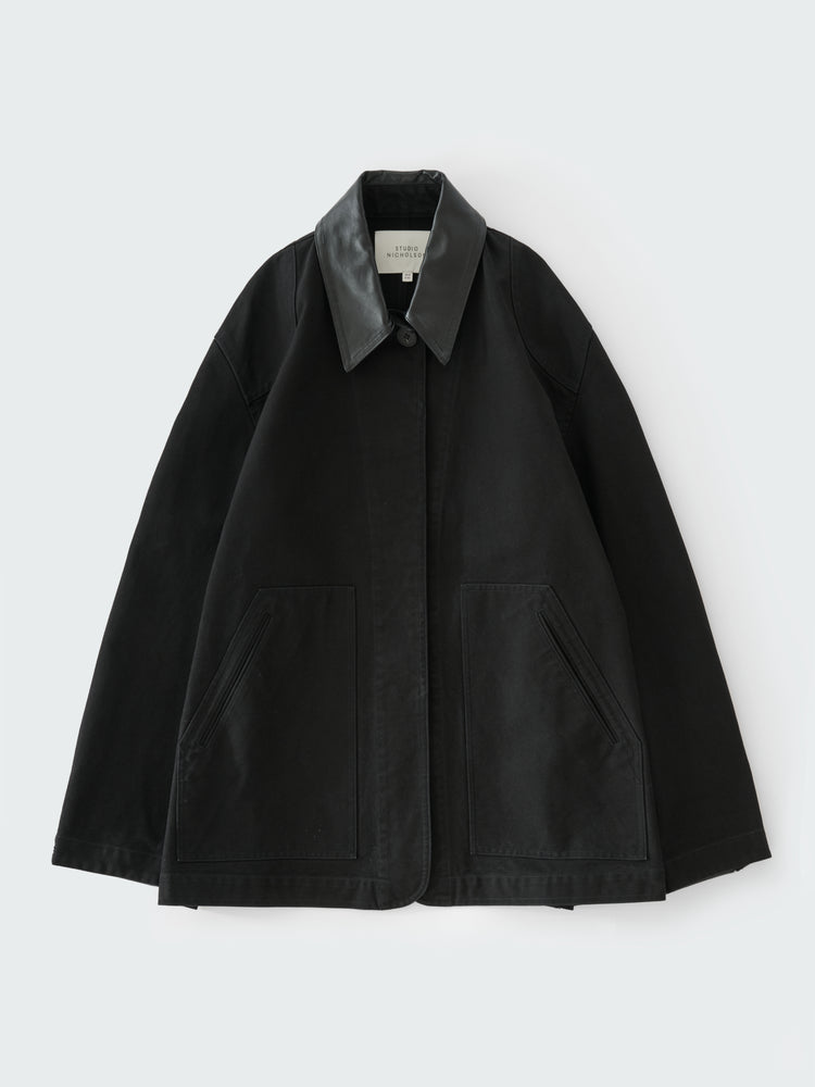 LEADER JACKET IN DARKEST NAVY