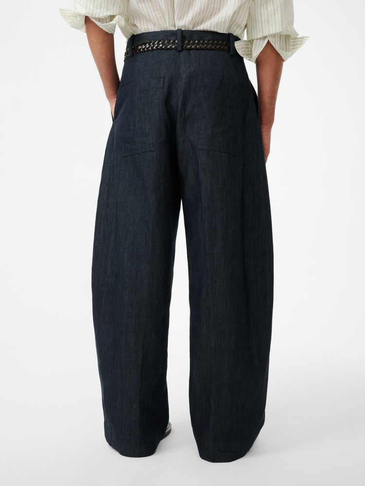 LEVY WIDE PANT IN INDIGO