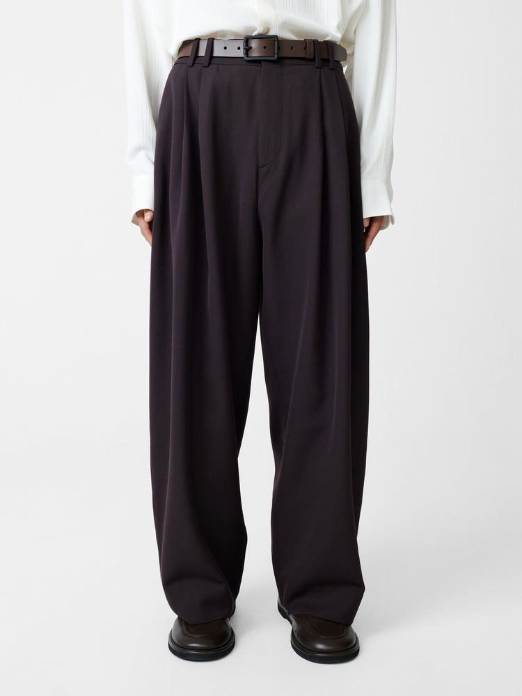 LINE PANT IN ESPRESSO BROWN