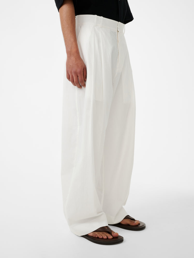 LINE PANT IN OPTIC WHITE