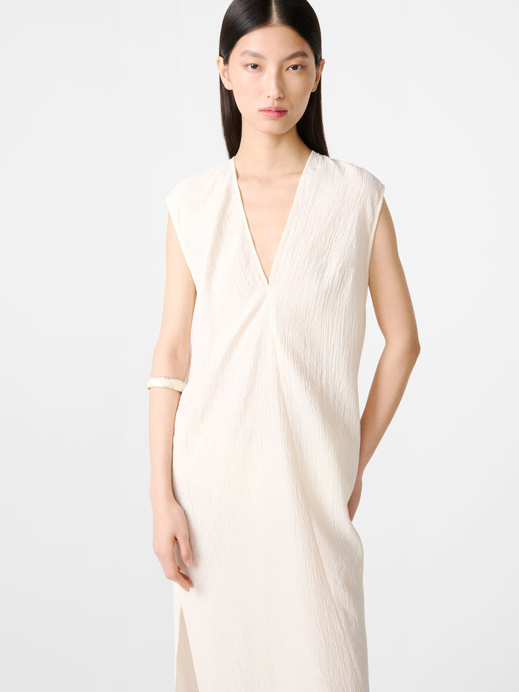 LISE DRESS IN MILK