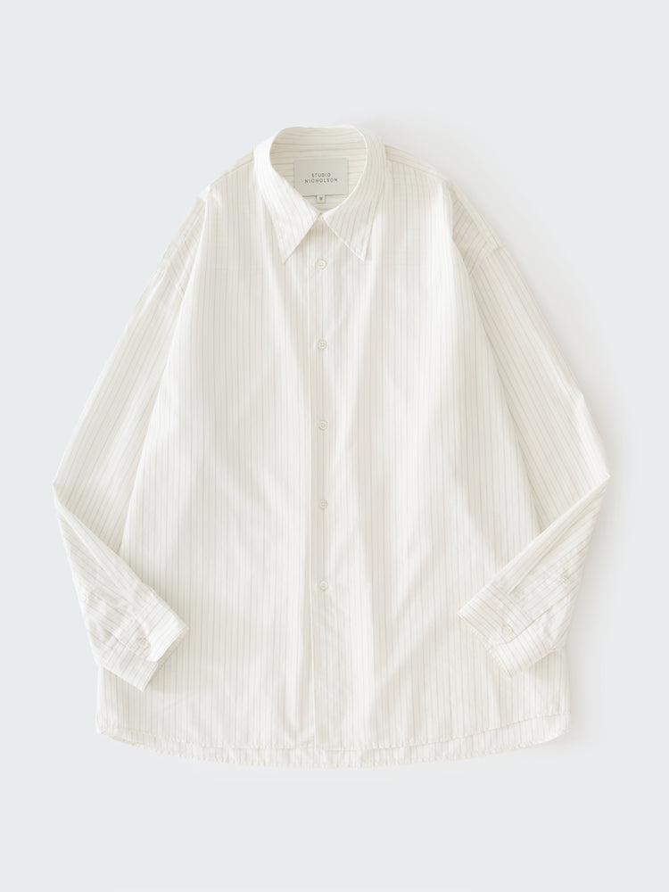 LOCHE SHIRT IN ECRU / BLACK STRIPE