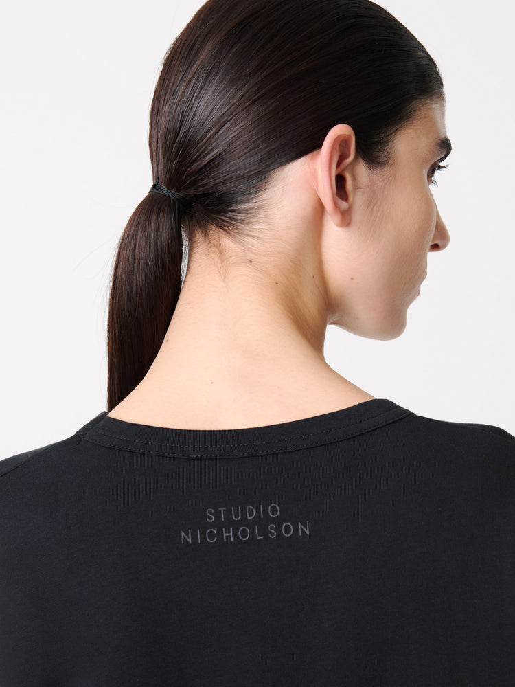 LOOP LONG SLEEVE T-SHIRT IN BLACK